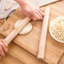 キッチン用 木製 パン生地用麺棒【滑りにくい・家庭用】