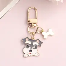可愛いデザインのペット柴犬キーホルダー【シュナウザー・コーギー・AirPods用・ギフトボックス付き】