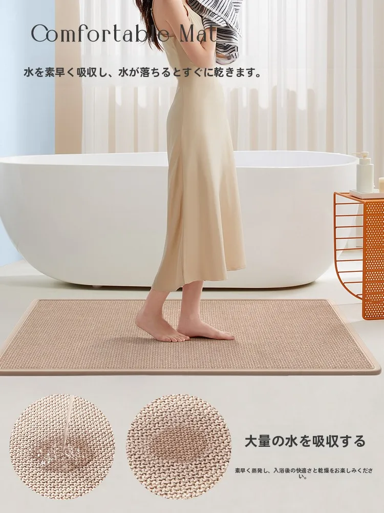 バスマット マット 滑り止め 吸水速乾 トイレ 洗面所 スタイルの実用性と性能解析