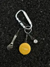 キーホルダー Dカン 巻き尺 レンチ サイコロ マルチツール ウエストアクセサリー アイデアギフト スタイリッシュ
