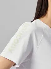 吸湿速乾・UVカット機能付き レディースラウンドネックTシャツ【カジュアル・スポーツ用】