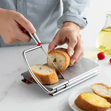 ステンレス製チーズスライサー【目盛り付き・ハムカッター・バター分割器】