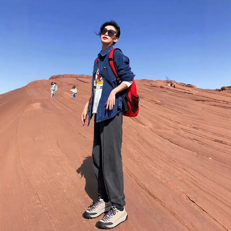 軽量設計の防滑・減震登山靴【女性用・通気性・アウトドア・トレッキング】