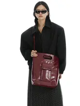 牛革製 ソフトトートバッグ【信封デザイン・多色展開】