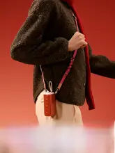 TORRAS おしゃれな長いショルダーストラップ【調節可能・皮革製・ダブルロック・防紛失】