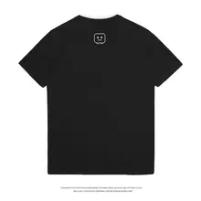 カートゥーンロボットプリントのTシャツ【半袖・綿100%・丸首・ゆったりサイズ・夏用】