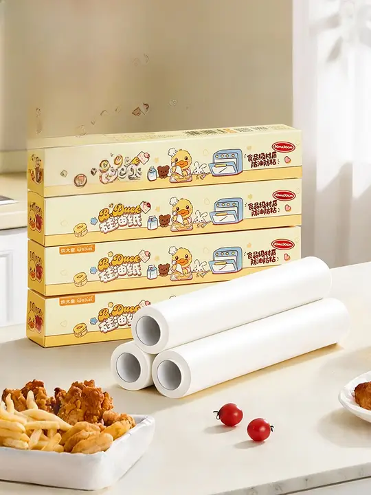 COOKER KinG 製菓用シリコンペーパー 天板用敷き紙 ベーキングペーパー 食品用 耐熱 耐油 焦げ付き防止 オーブン 製菓 「B.DUCK」