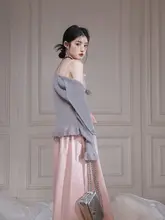 COTRE クールライスエル シャツ【ピンクフラワー・グレー・エアコン用】