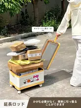 移動式収納カート【スポーツ機器用・キャスター付き・ネットテニス整理用】