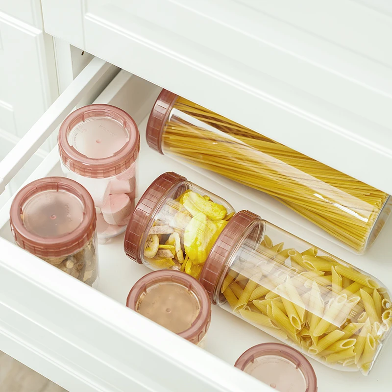 密閉プラスチック保存容器：家計節約に役立つキッチン用調味料収納の実用性