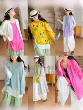 彩色デザインの重ね着に最適！極上の柔らかさ 麻製ノースリーブTシャツ【女性用・キャミソールタイプ】