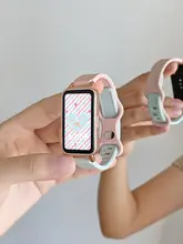 Huawei用 スマートバンド対応 シリコンスポーツバンド【女性用・高品質・快適な装着感】