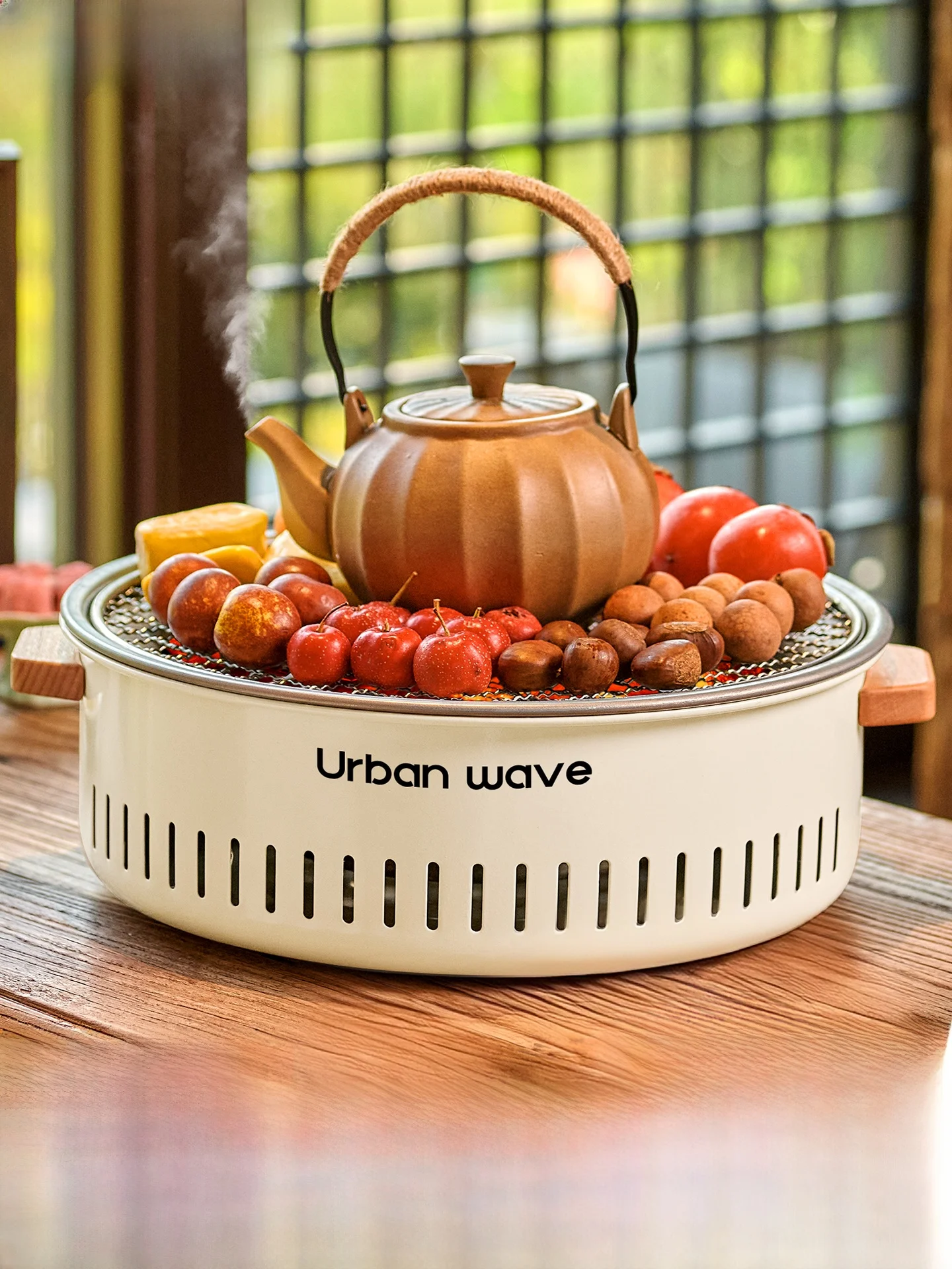 Urbanwave 囲炉裏用煮茶・焼肉炉：家庭向け屋内屋外対応の炭焼き設置ガイド