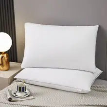白鹅绒使用のフィット感抜群枕【家庭用・睡眠サポート・一人用】