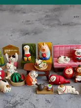 かわいいデザインのマット仕上げ樹脂デスクトップ装飾【癒し効果・ギフトに最適】