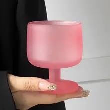 マット質感のショートグラス【ガラス製・おしゃれな飲料カップ】