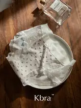 レースパッチワークのコットンパンティ【抗菌・三角型・レディース】