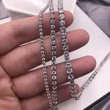 極上の輝き！DIY用チェーン【高級ジルコニア装飾用・ファッション・ウェディングジュエリー】