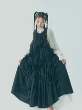 フラワープリント 復古デザイン・コットン製ロングシャツワンピースセット【フリル付き】