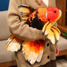 立体感のある金魚のぬいぐるみ【観賞用・布製・ラッキー感】