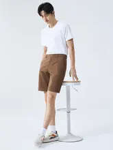 ベーシックデザイン 男性用カジュアルショートパンツ【夏用・ストレートフィット・ファッショナブル】