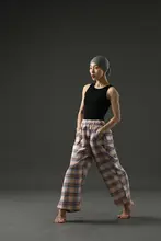 DANCEシリーズ 快適リブタンクトップ【ウエストシェイプ・ダンス・ヨガ用・夏用】