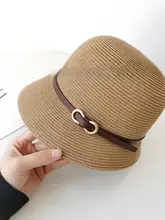 折りたたみ可能なレディース夏用草帽子【UVカット・旅行・ビーチ用・小顔効果】