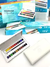 Sennelier 固体水彩絵具 アーティスト用ハニーウォーターカラー 24色/36色携帯セット