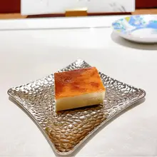 フレンチスタイルのミニサイズ分子料理皿【乾燥果物・フルーツ・デザート用・創造的な四角形デザイン】