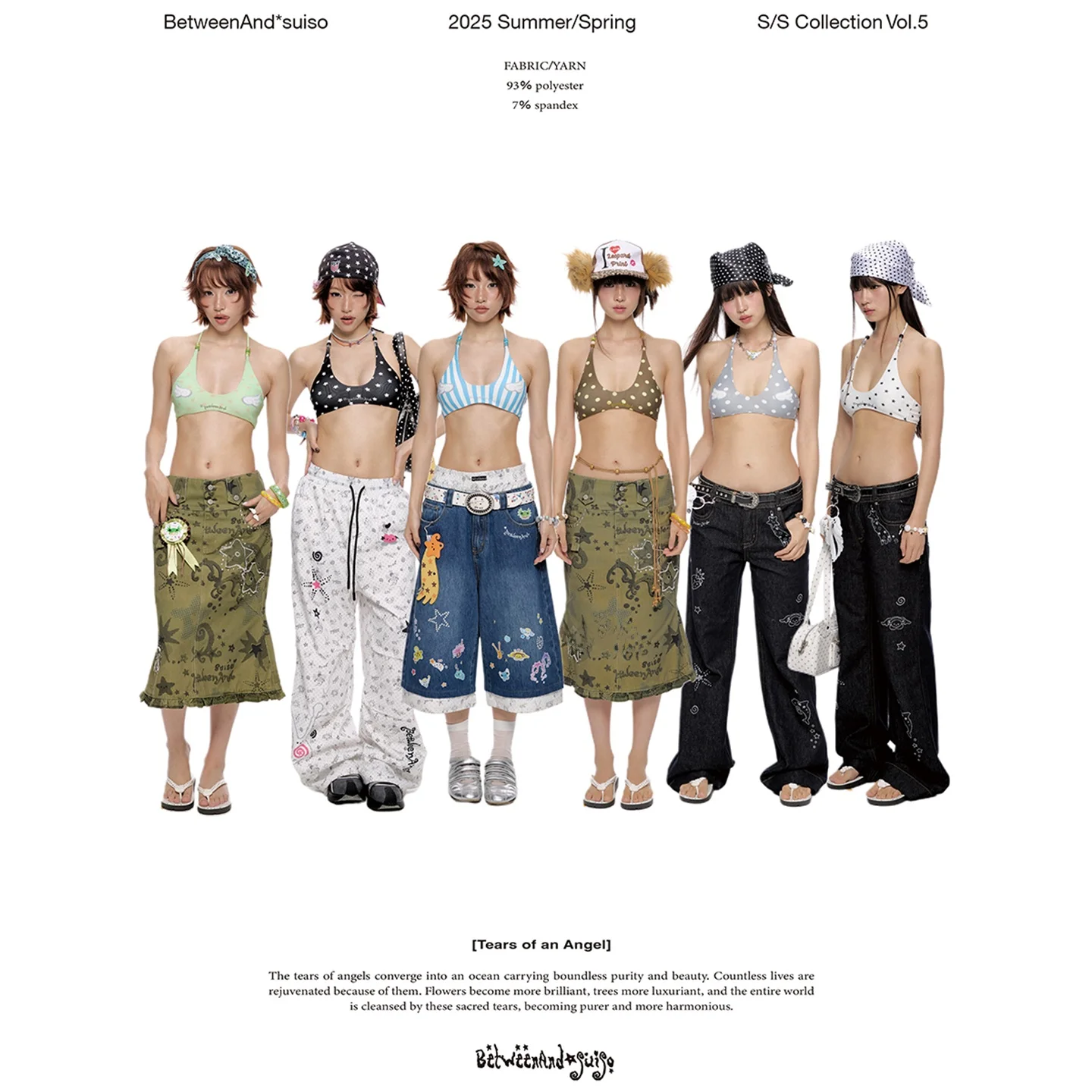 波点デザインのフリル付きビキニ【オフショルダー・女性用・海・温泉に最適】