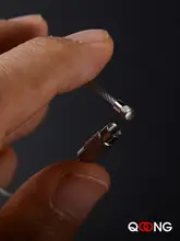 Q05ステンレススチール製太型ワイヤーキーリング【クリエイティブデザイン・取り外し可能】