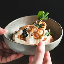 一人用のデザイン美しい和風食器セット【個人用・陶製・日本風・おしゃれ】（セットアップ対応）