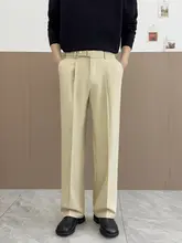 アメリカンスタイルのワイドパンツ【ストレート・プリーツ・カジュアル】