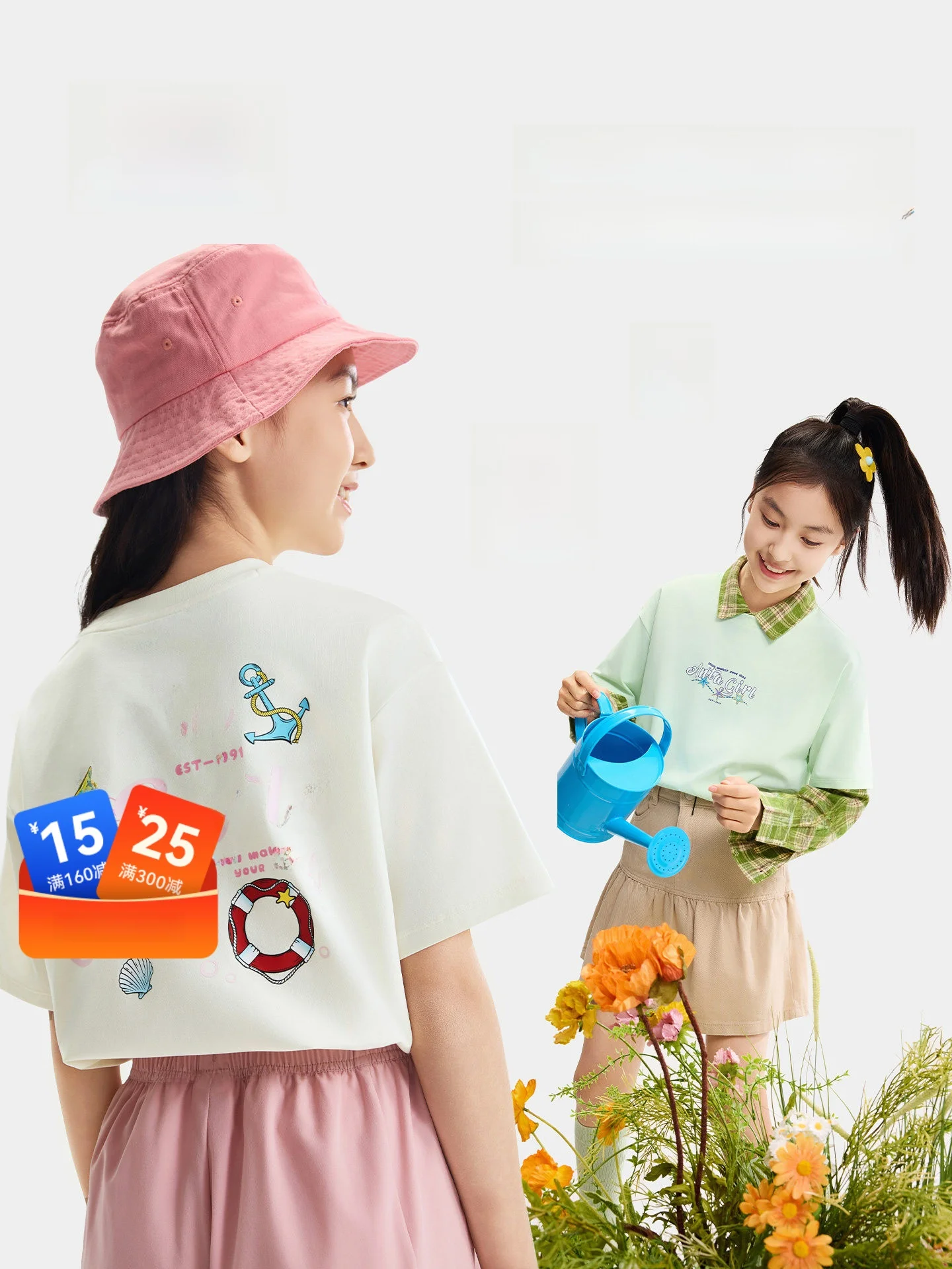 速乾タイプの女の子用Tシャツ：通気性と快適性を重視した夏用デザイン