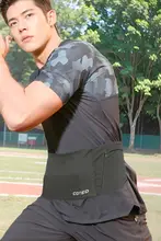 3つのファスナーポケット付き スポーツランニングウエストポーチ【男女兼用・伸縮性・通気性・防盗デザイン】