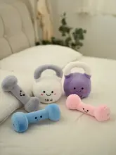 ダンベル ぬいぐるみ ケトルベル フィットネス マスコット ミニクッション インテリア 置物 ユニーク キュート