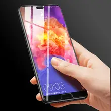 SmartDevil Huawei P30用強化ガラスフィルム【全画面対応・ブルーライトカット・指紋防止・透明】