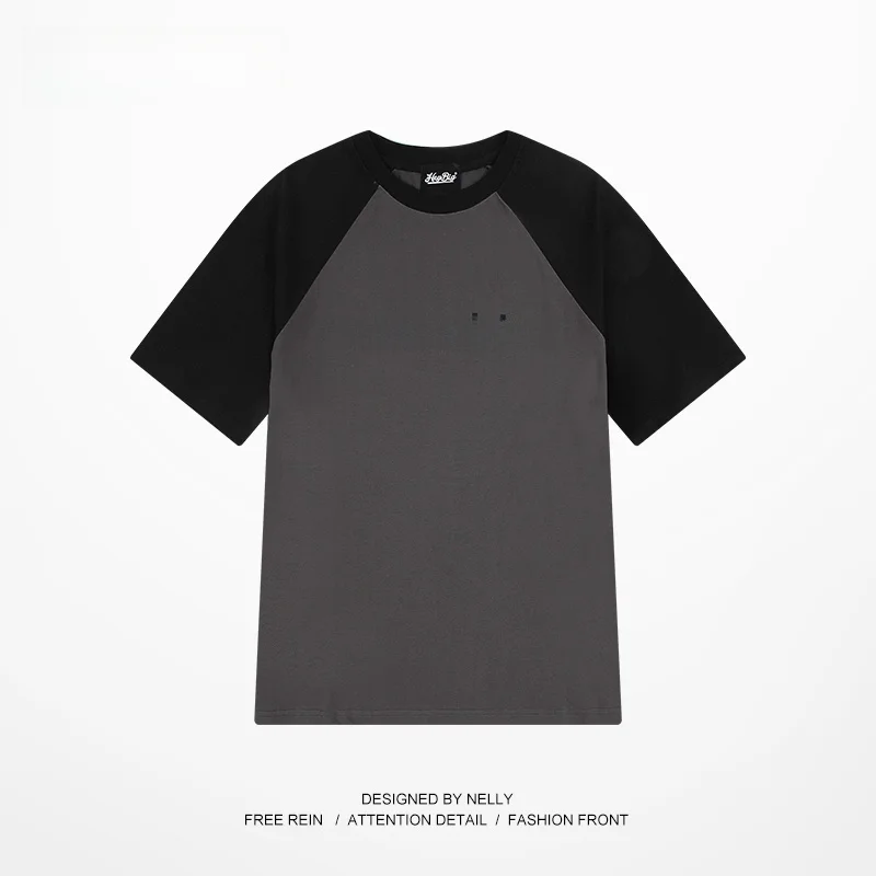 ユニセックス オーバーサイズ半袖Tシャツ【肩落ちデザイン・ビンテージ風・夏用】