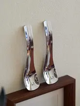 304ステンレス製 ロングハンドル デザートスプーン【カフェ用・滑り止め・耐熱】