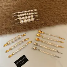 万能金具 パールネックレス用延長チェーン【DIYアクセサリー・接続金具】