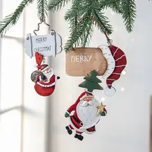 クリスマスツリー用装飾オーナメント【ビンテージ風・木製レジン・雪だるまデザイン】