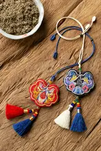 ハンドメイド平安符刺繍キット【初心者向け・DIY材料セット・ポーチ型】