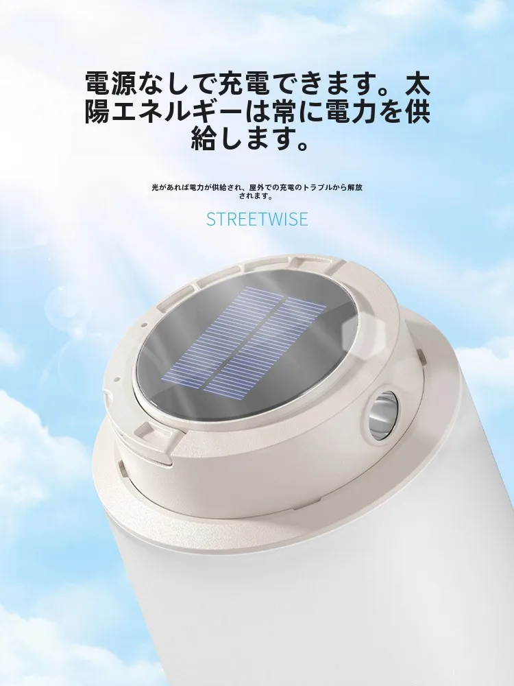 キャンプ道具を節約調達｜ソーラー充電 式多機能キャンプライトの実用性と技術的背景