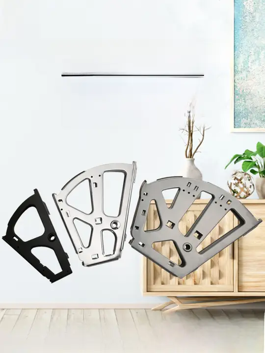 ステンレス製 シングルレイヤー靴棚 フリップラック【金属製・隠し収納・靴整理用】