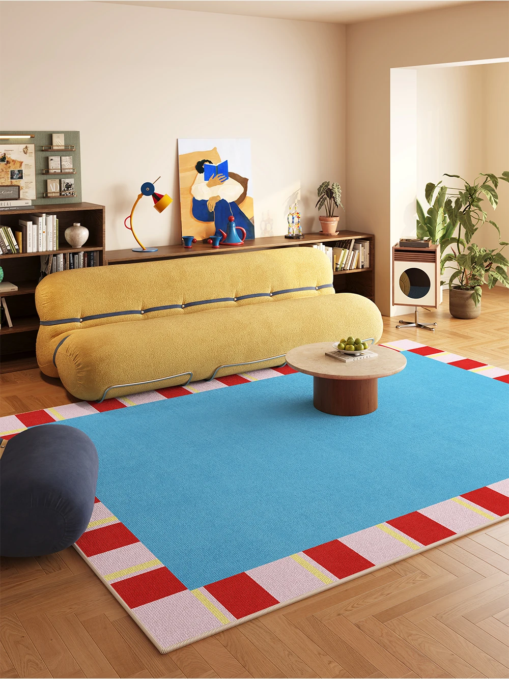 青カーペットを選ぶときに迷うなら、この「ドーパミン風」のオリジナルデザインが救う！