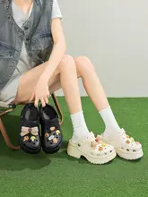 厚底デザインの女性用サンダル【通気性・用・オープントゥ】