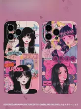 かわいいデザインのスマートフォンケース【二次元スタイル・柔軟性あり・iPhoneおよびAndroid対応】