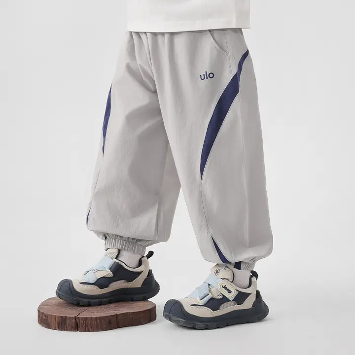 男児用 涼感加工 蚊防止ロングパンツ【通気性・夏用・オシャレ】（セットアップ対応）