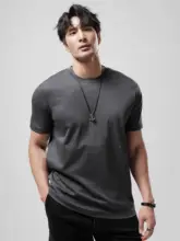 半袖 Tシャツ メンズ 冷感 コットン 薄手 通気性 抗菌 UVカット 防蚊 夏 トップス