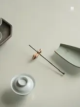 高級手作り茶匙【純銀・黄銅・竹節デザイン】
